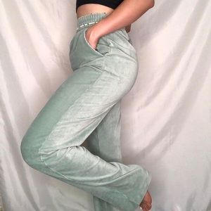Zara Velvet Jogger Trousers